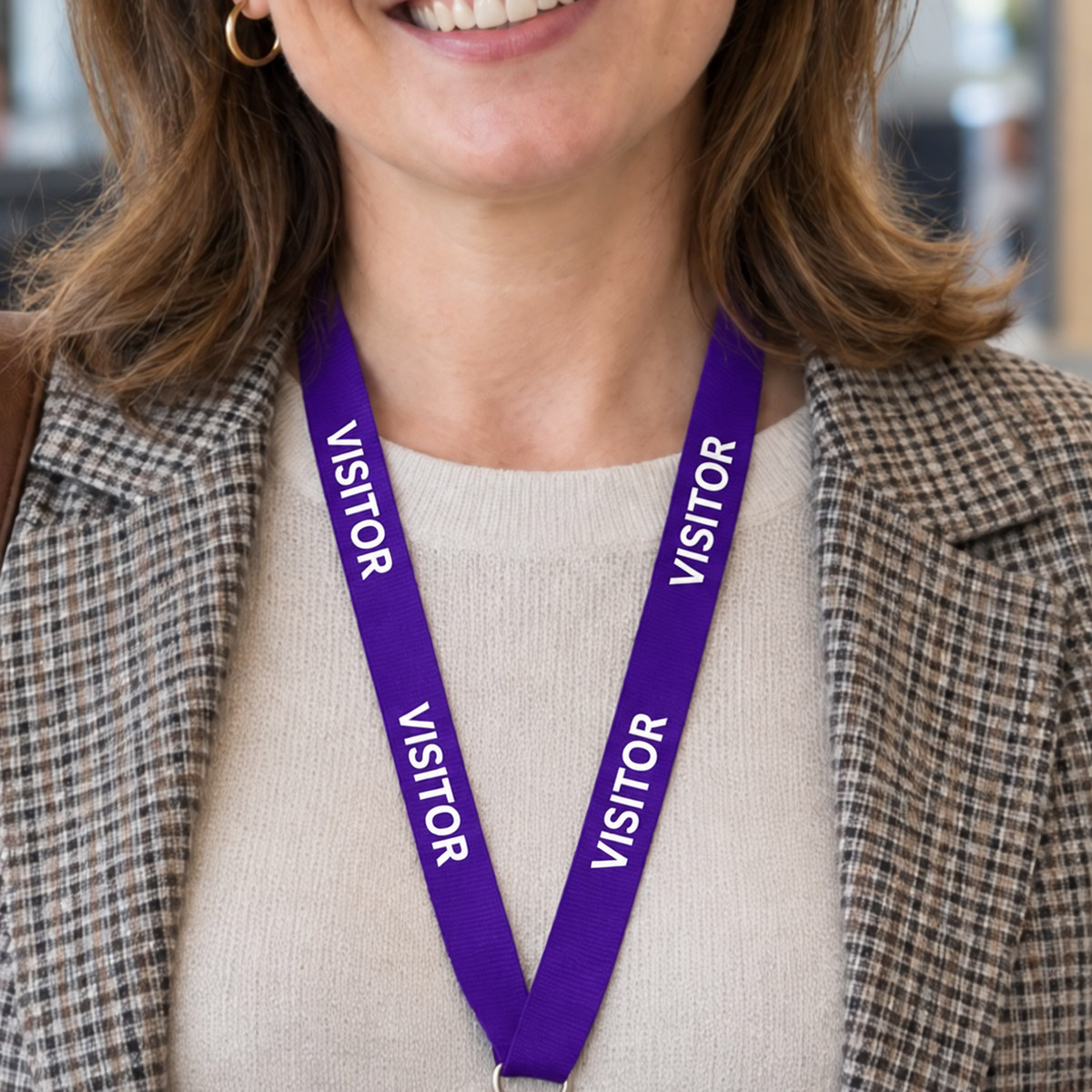 VISITOR LANYARDS (Pack of 10)