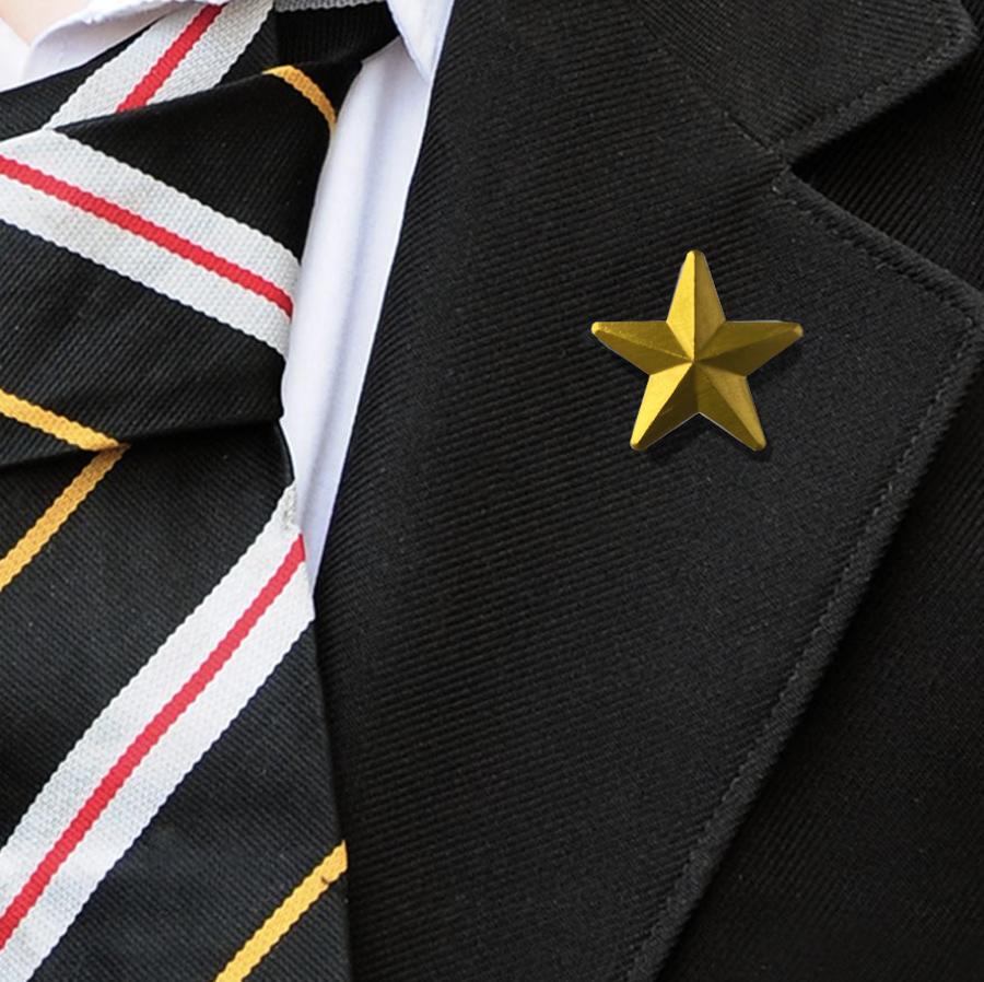 3D Yellow Star Badge-7