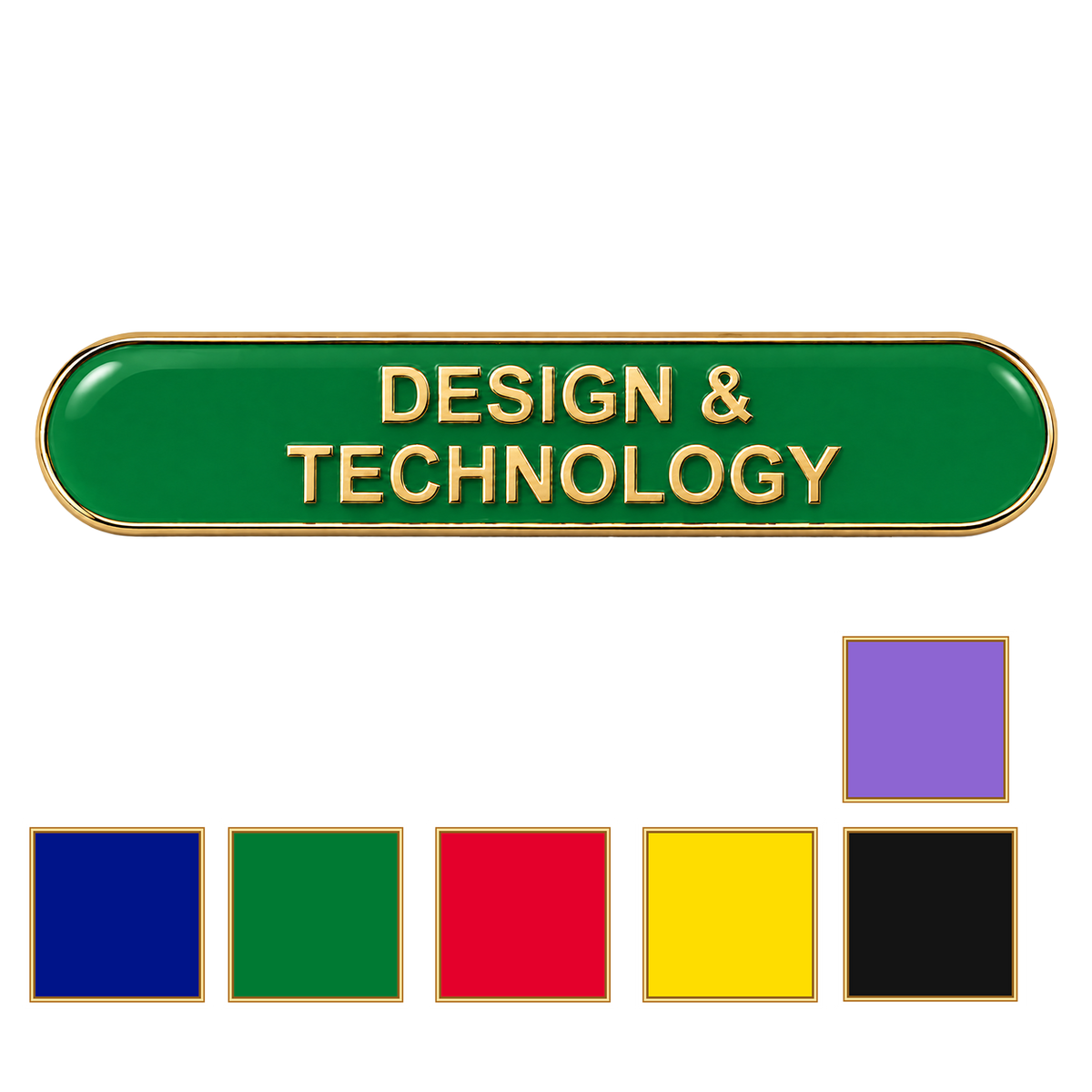 DESIGN & TECHNOLOGY BAR BADGE (PACK OF 5)