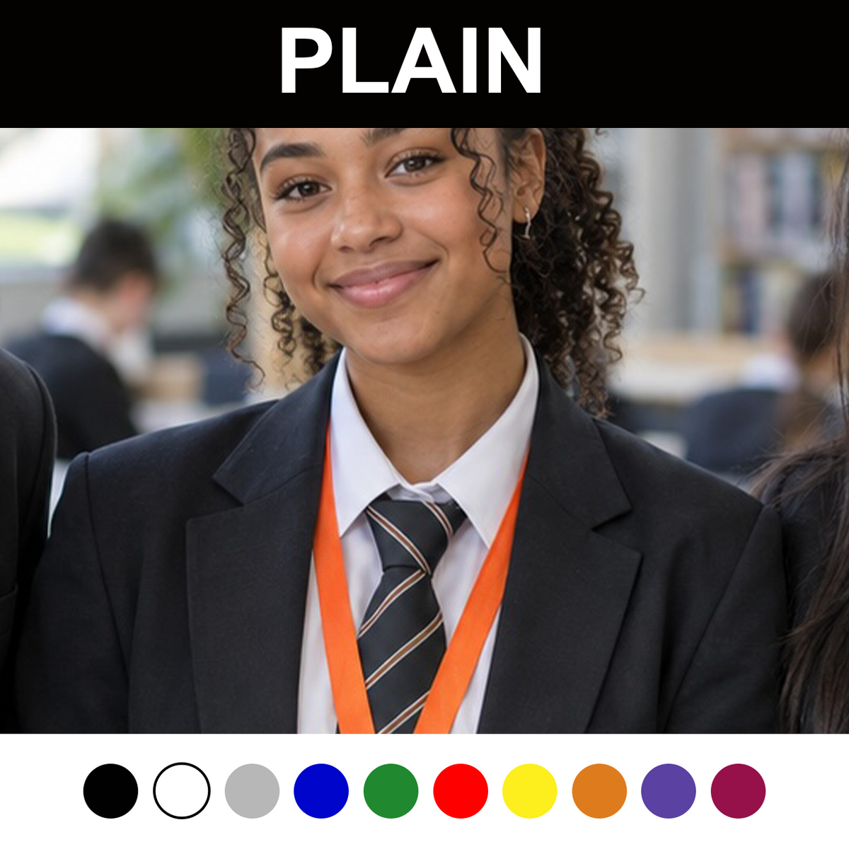 PLAIN LANYARDS (Pack of 10)