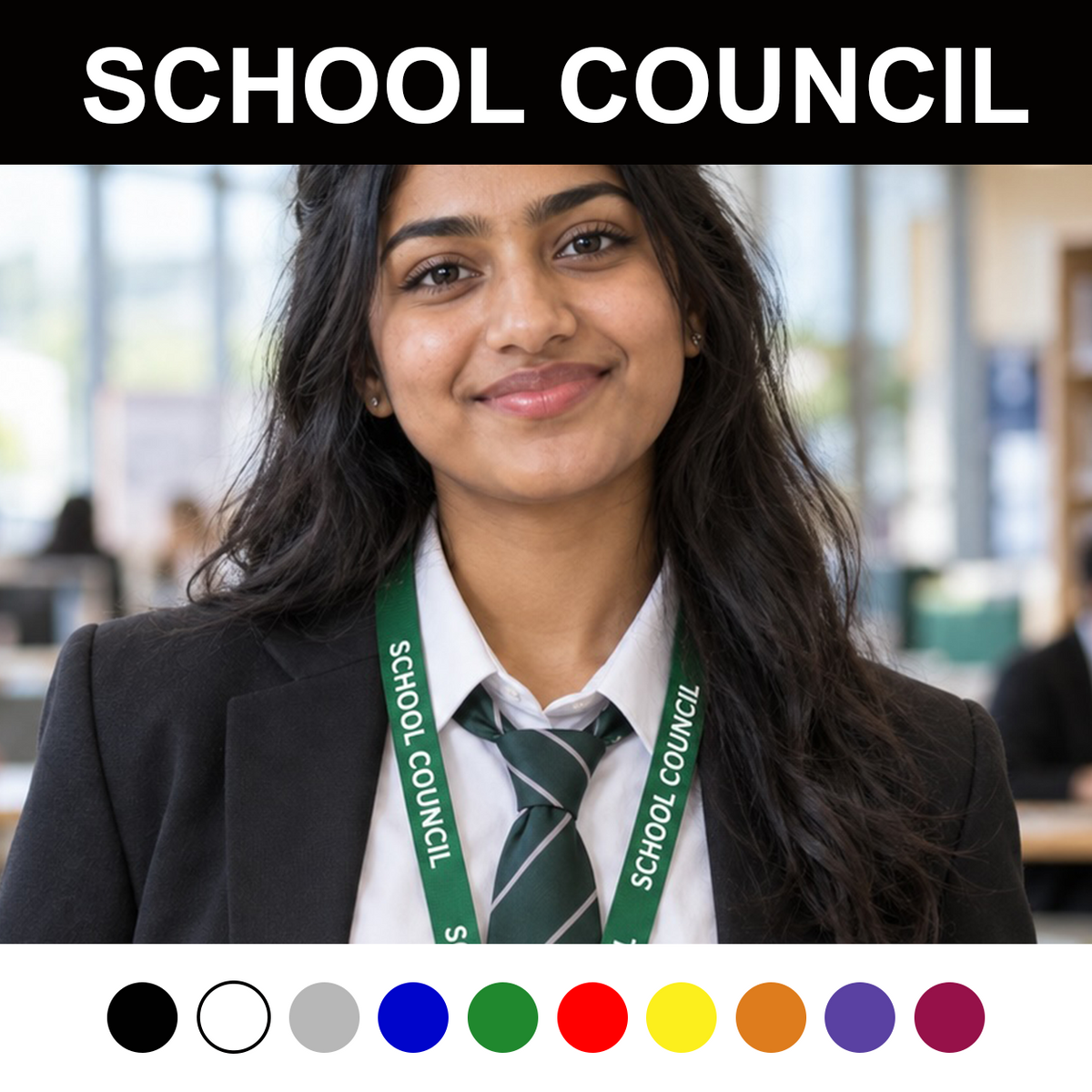 SCHOOL COUNCIL LANYARDS (Pack of 10)