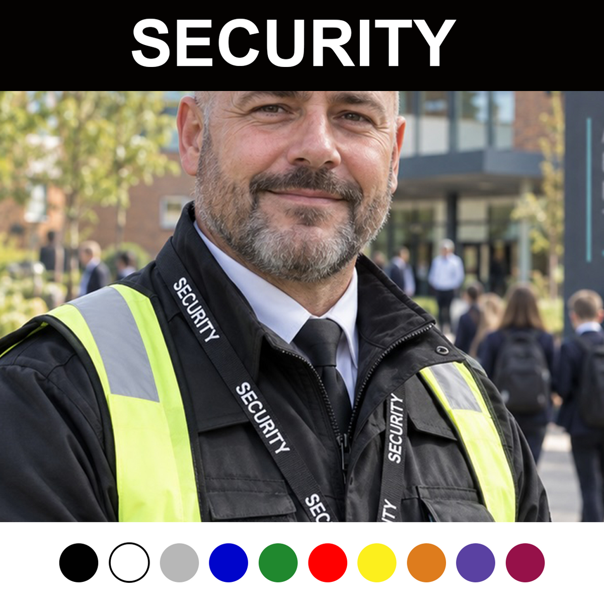 SECURITY LANYARDS (Pack of 10)