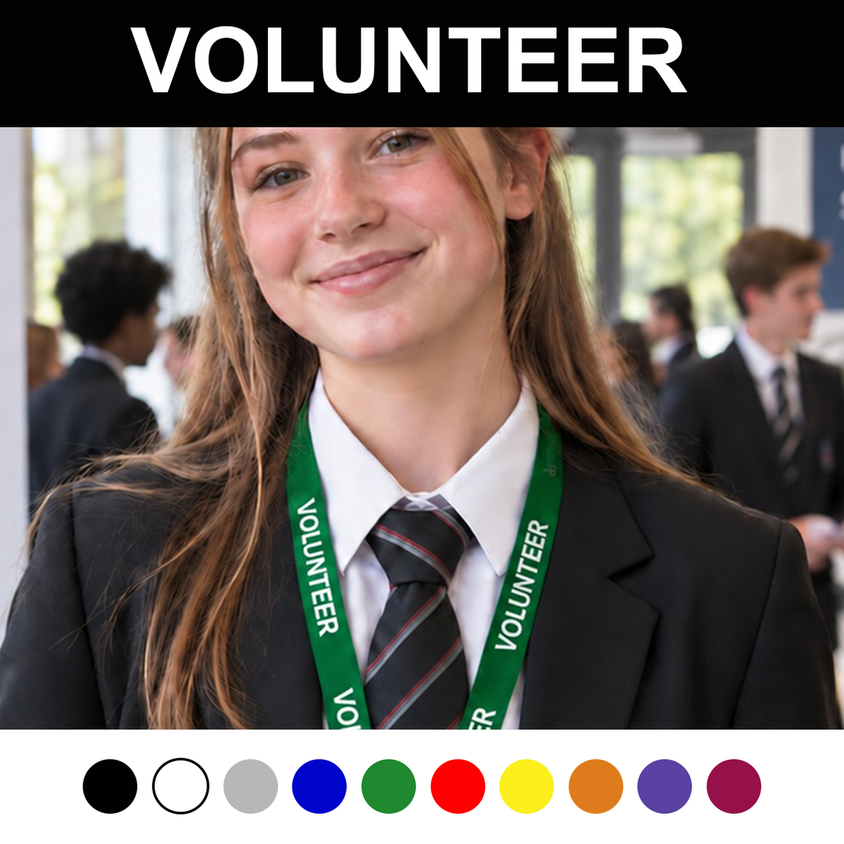 VOLUNTEER LANYARDS (Pack of 10)