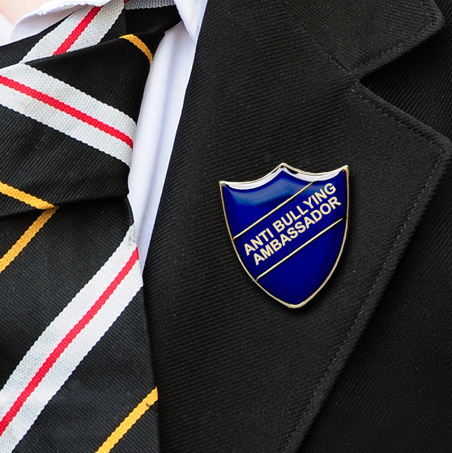 Anti Bullying Ambassador school badges blue-2