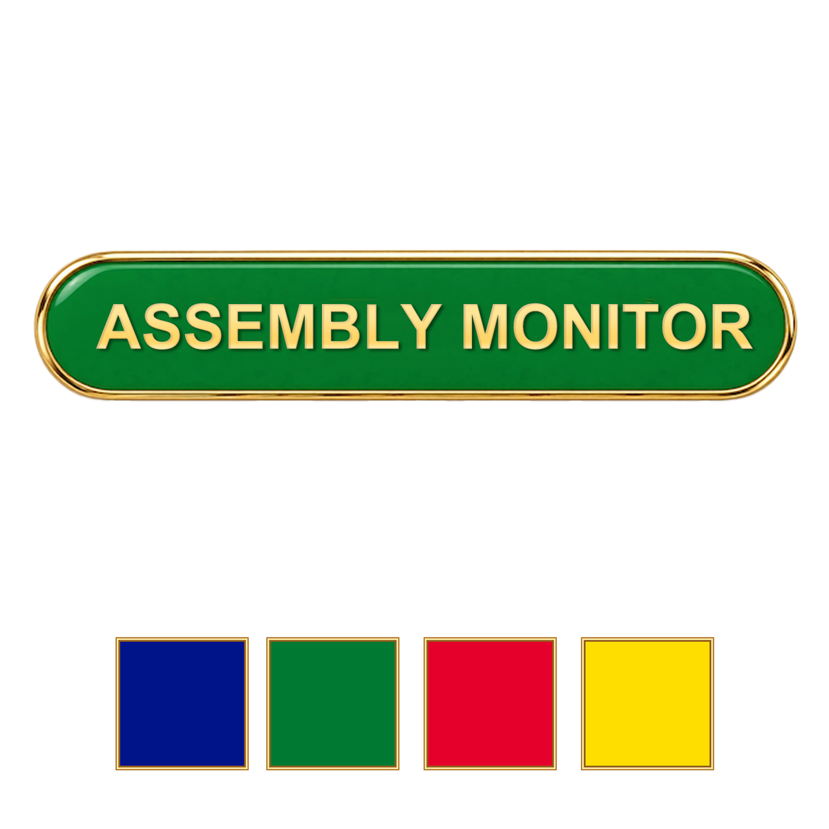 ASSEMBLY MONITOR BAR BADGE (PACK OF 5)