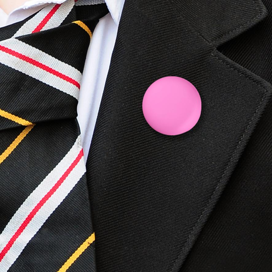 Plastic Button Badges Pink-9
