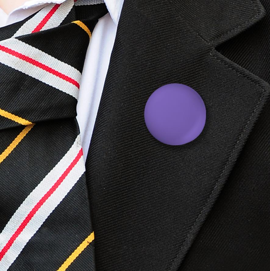 Plastic Button Badges Purple-11