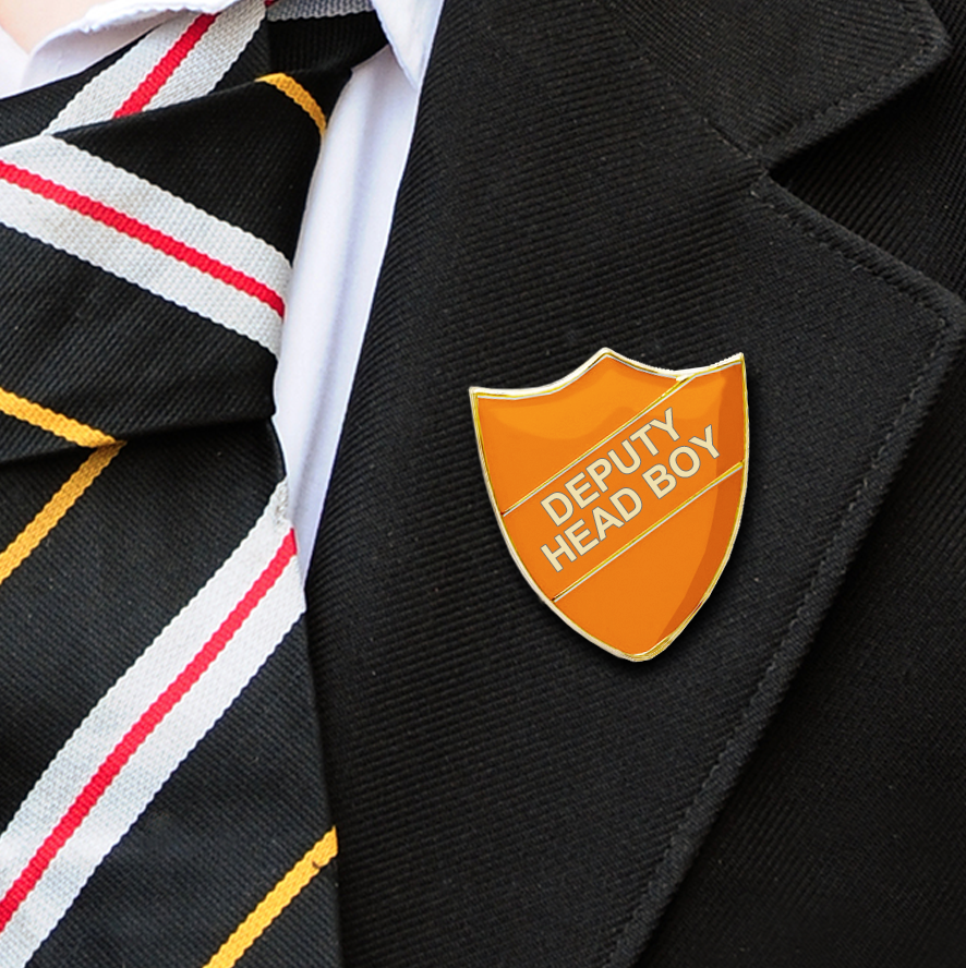 Deputy Head Boy School Badges orange-7
