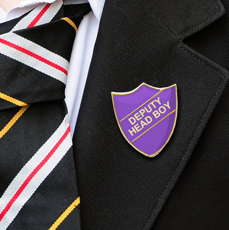 Deputy Head Boy School Badges purple-8