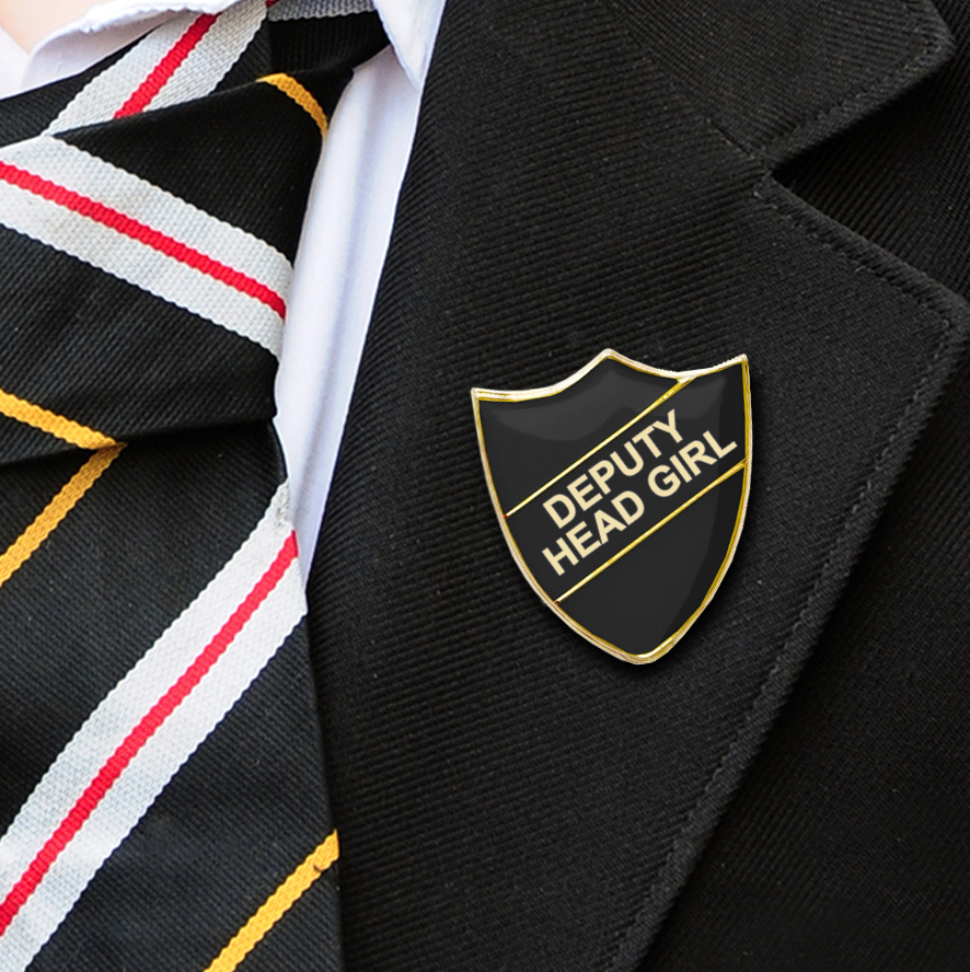 DEPUTY HEAD GIRL School badges black-5