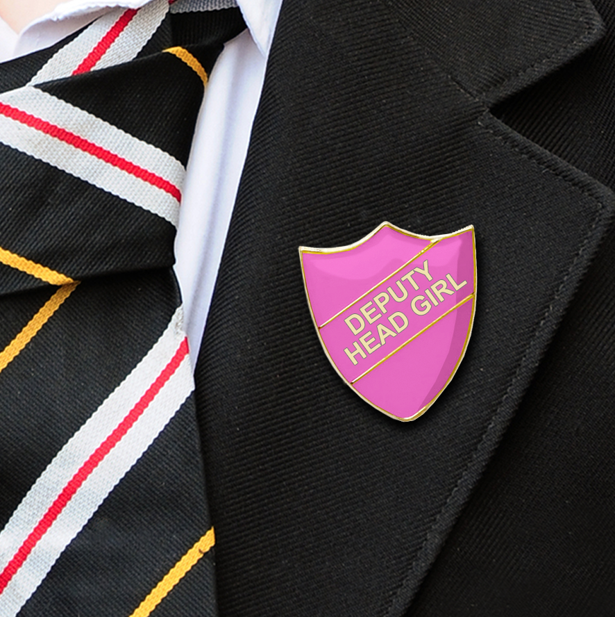 DEPUTY HEAD GIRL School badges pink-8