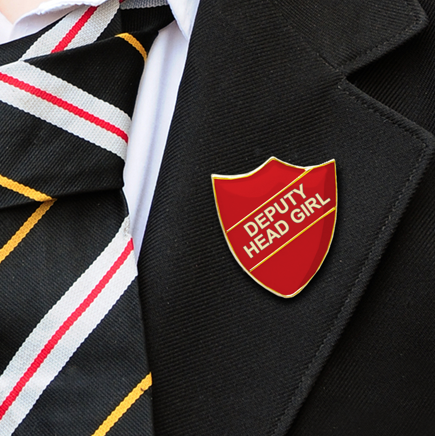 DEPUTY HEAD GIRL School badges red-3