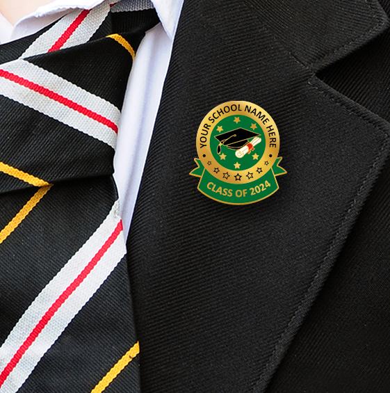 Create your own Graduation Badges with your added text-3