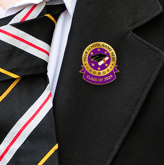 Create your own Graduation Badges with your added text-7