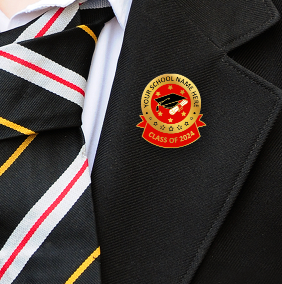 Create your own Graduation Badges with your added text-2
