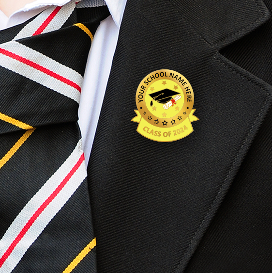 Create your own Graduation Badges with your added text-4