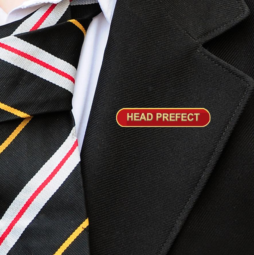 HEAD PREFECT BAR BADGES RED-3