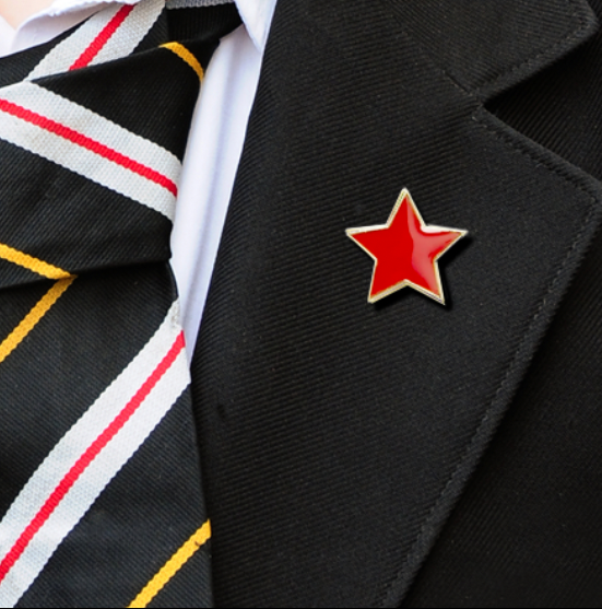Red Plain Star-3