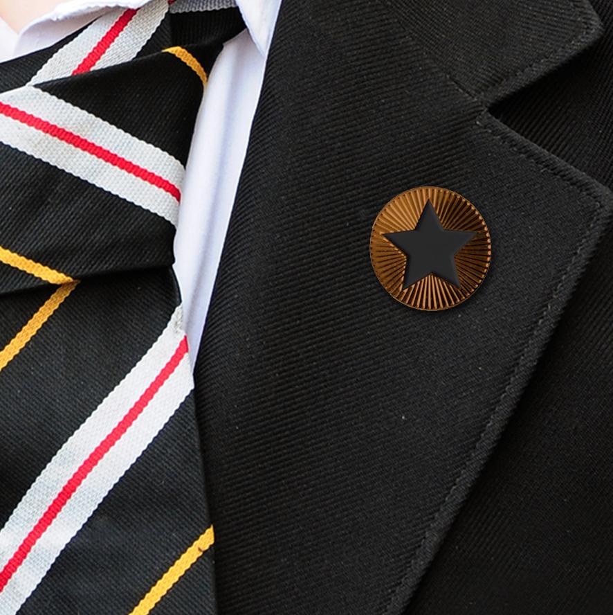 Round on Bronze with Black Star badges-5