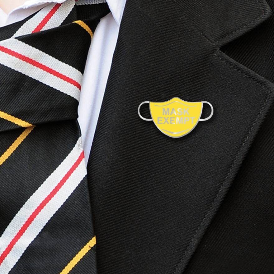 Mask Badge Yellow-4