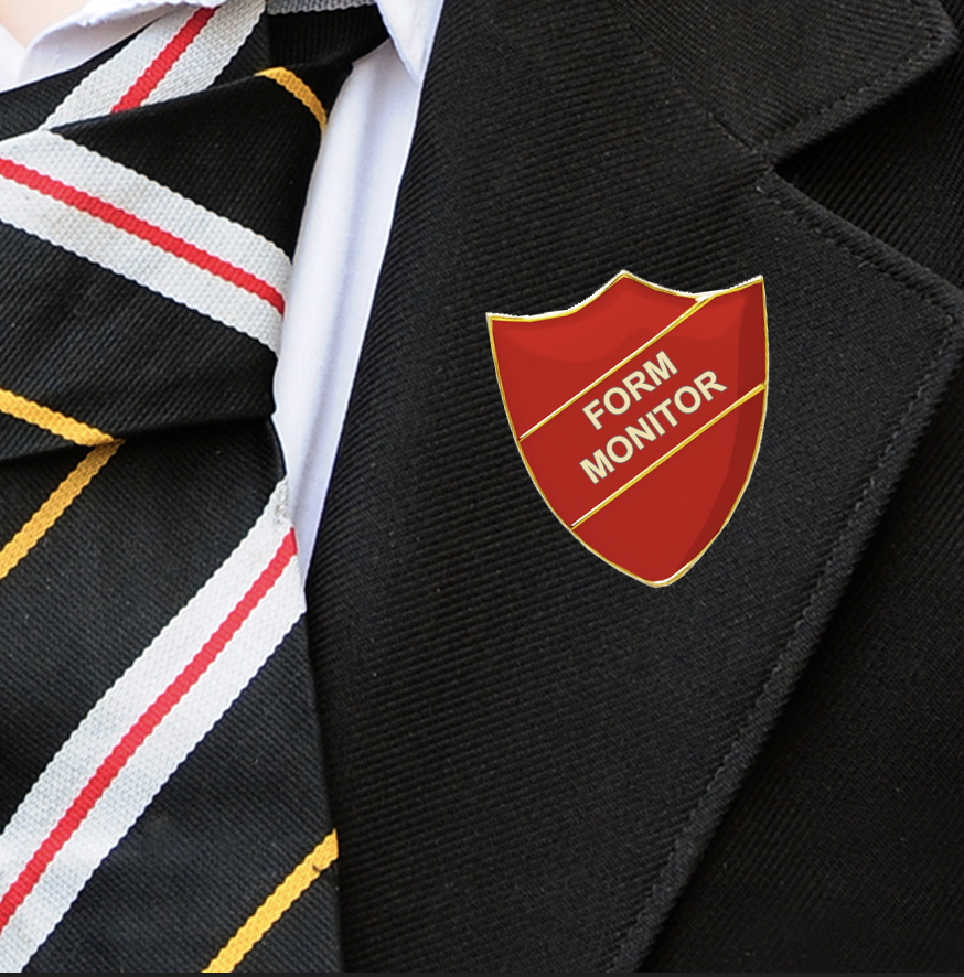 FORM MONITOR SHIELD BADGES RED-3