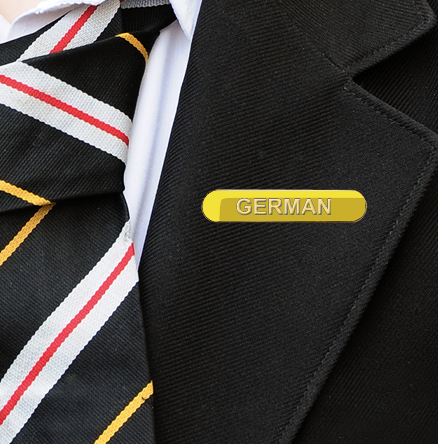 GERMAN BAR BADGE YELLOW-4