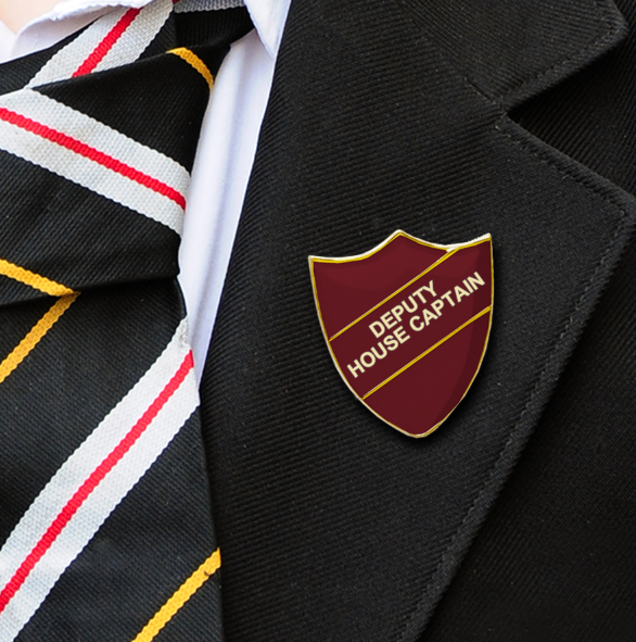 DEPUTY HOUSE CAPTAIN SCHOOL BADGES MAROON-10
