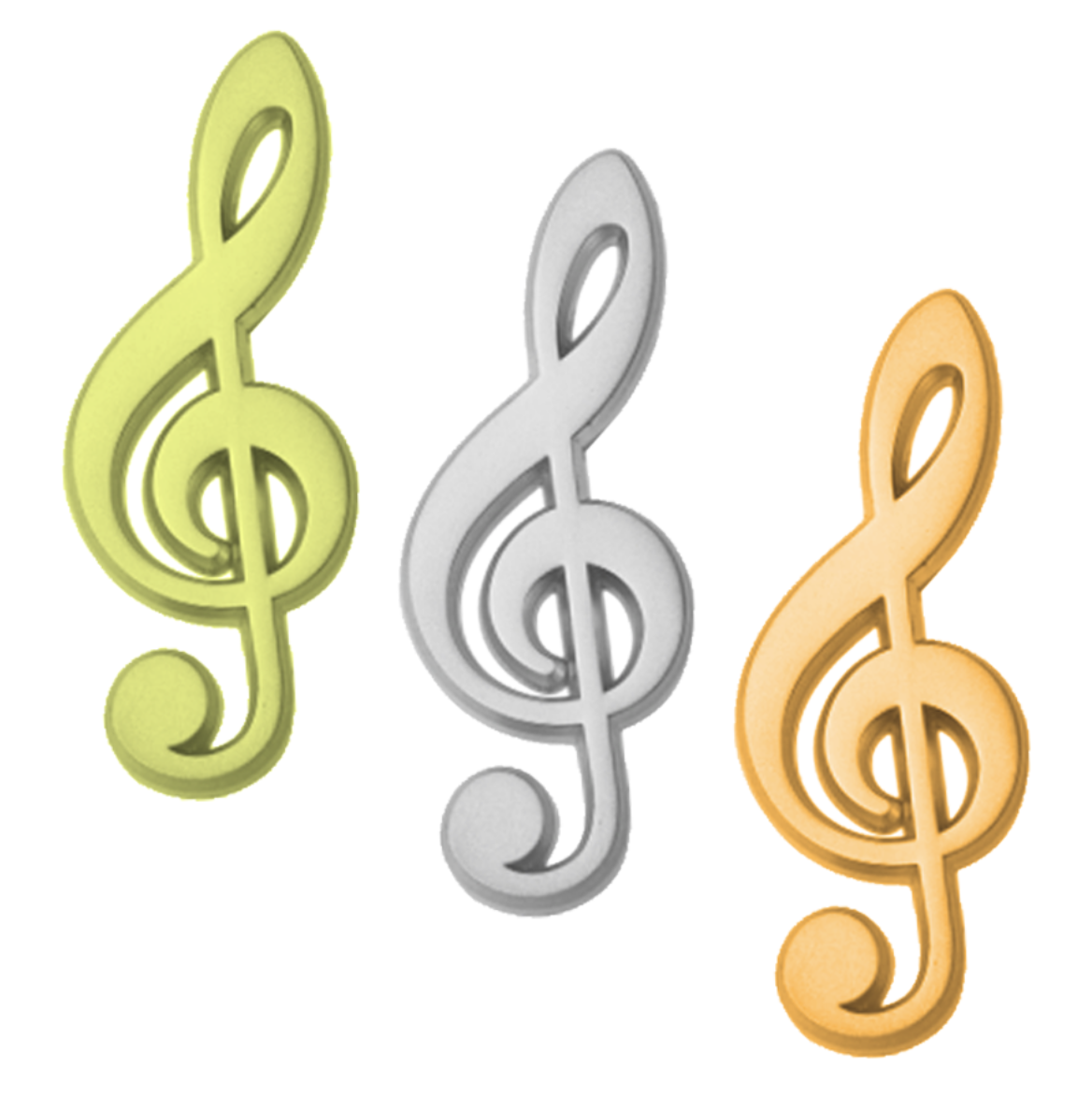 TREBLE CLEF BADGE-0