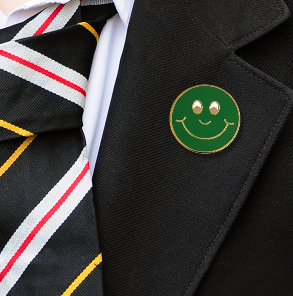 SMILEY FACE ROUND BADGE-2