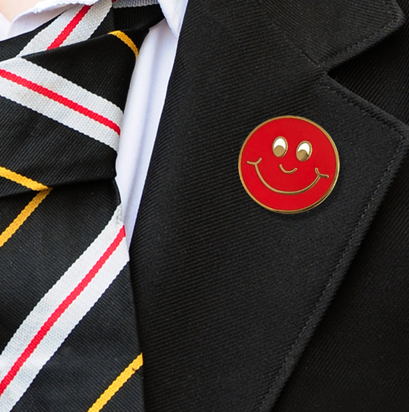 SMILEY FACE ROUND BADGE-3