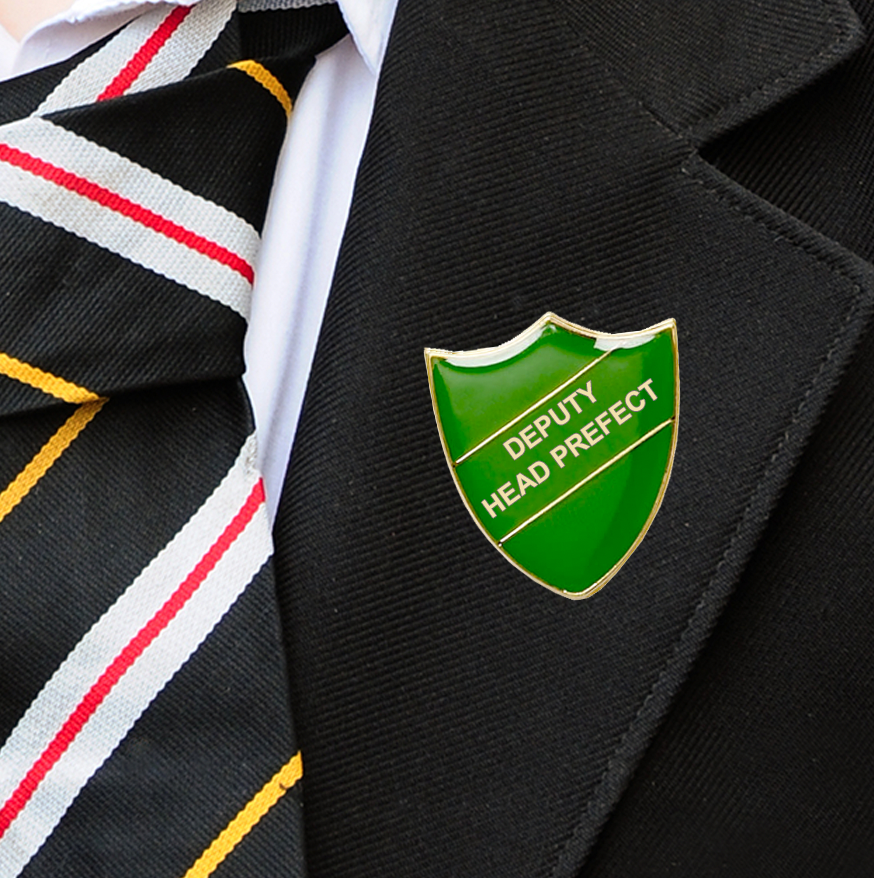 DEPUTY HEAD PREFECT BADGE (Shield Shape)-2