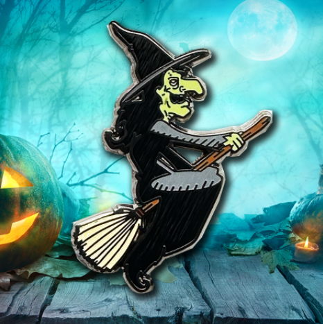 Halloween Set of 6 Badges-5