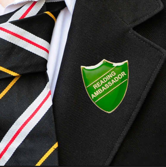 READING AMBASSADOR BADGE (Shield Shape)-2