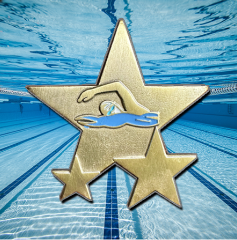 Triple Star Badge - SWIMMING-0