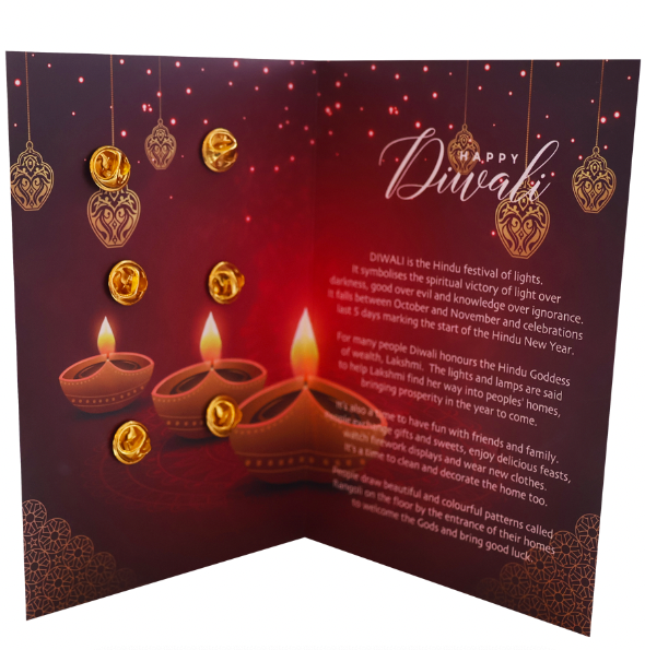 Diwali set of 6 Enamel Badges-2