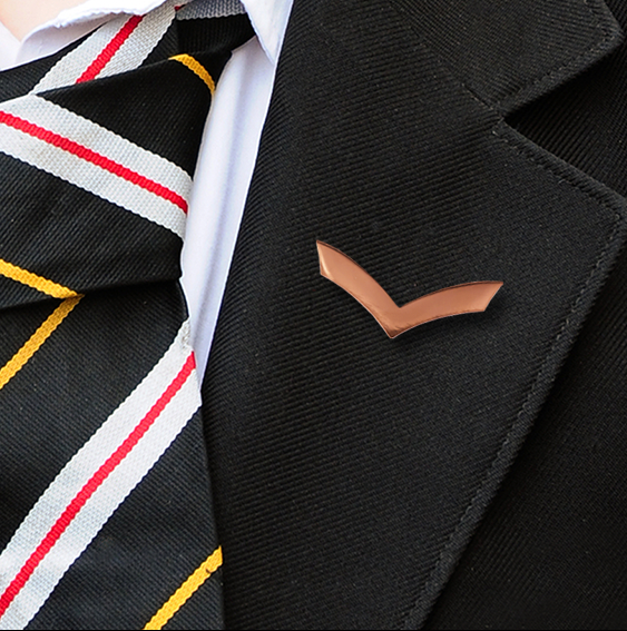 CHEVRON BADGE BRONZE-3