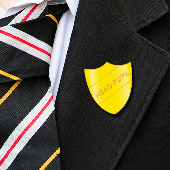 HEAD PUPIL SHIELD BADGE YELLOW-4
