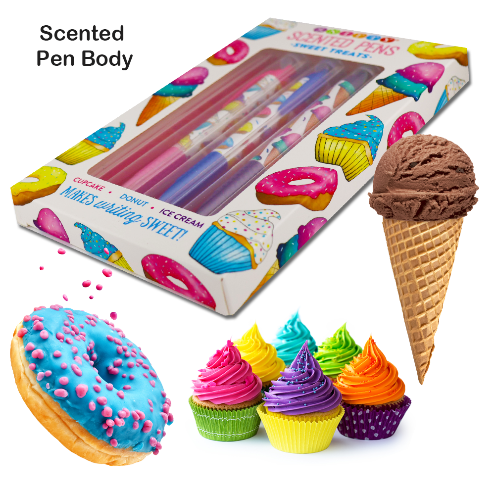 Scented Pens - Sweet Treats(Set of 3 Pens)