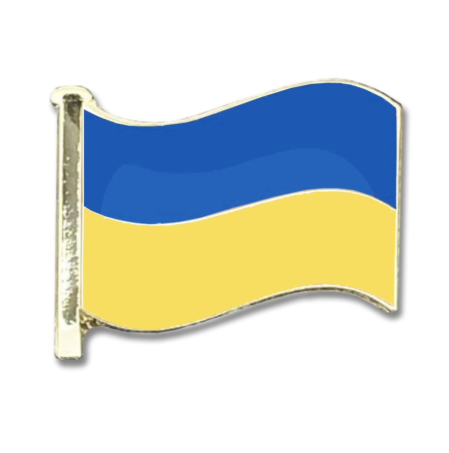 UKRAINE FLAG BADGE-0
