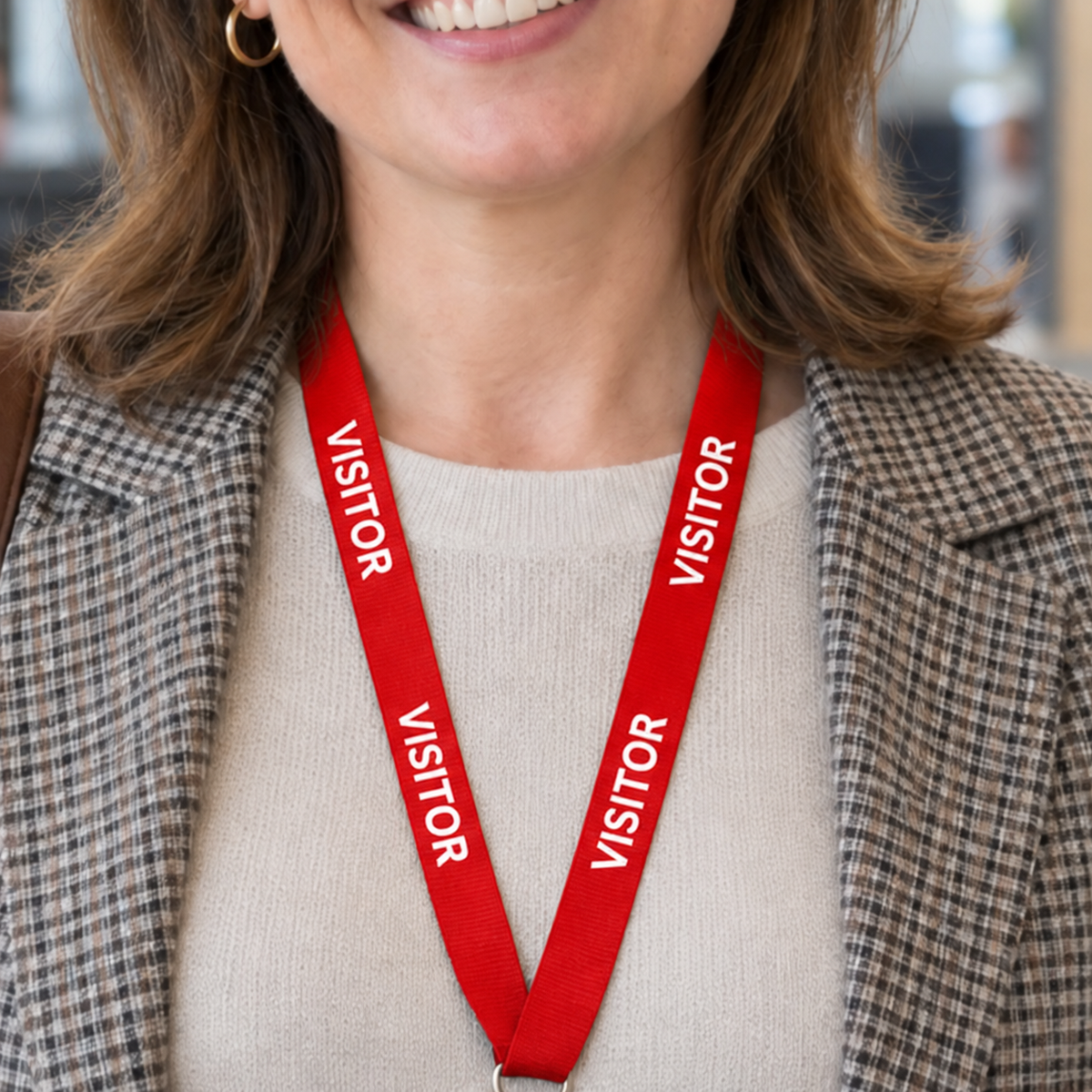 VISITOR LANYARDS (Pack of 10)
