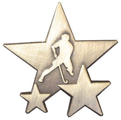 Triple Star Badge - HOCKEY-0