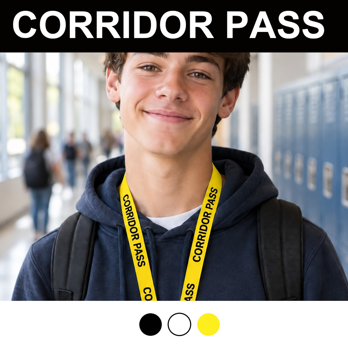 CORRIDOR PASS LANYARDS (Pack of 10)