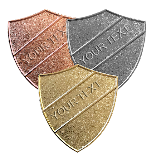 Create your own Embossed Shield Badges