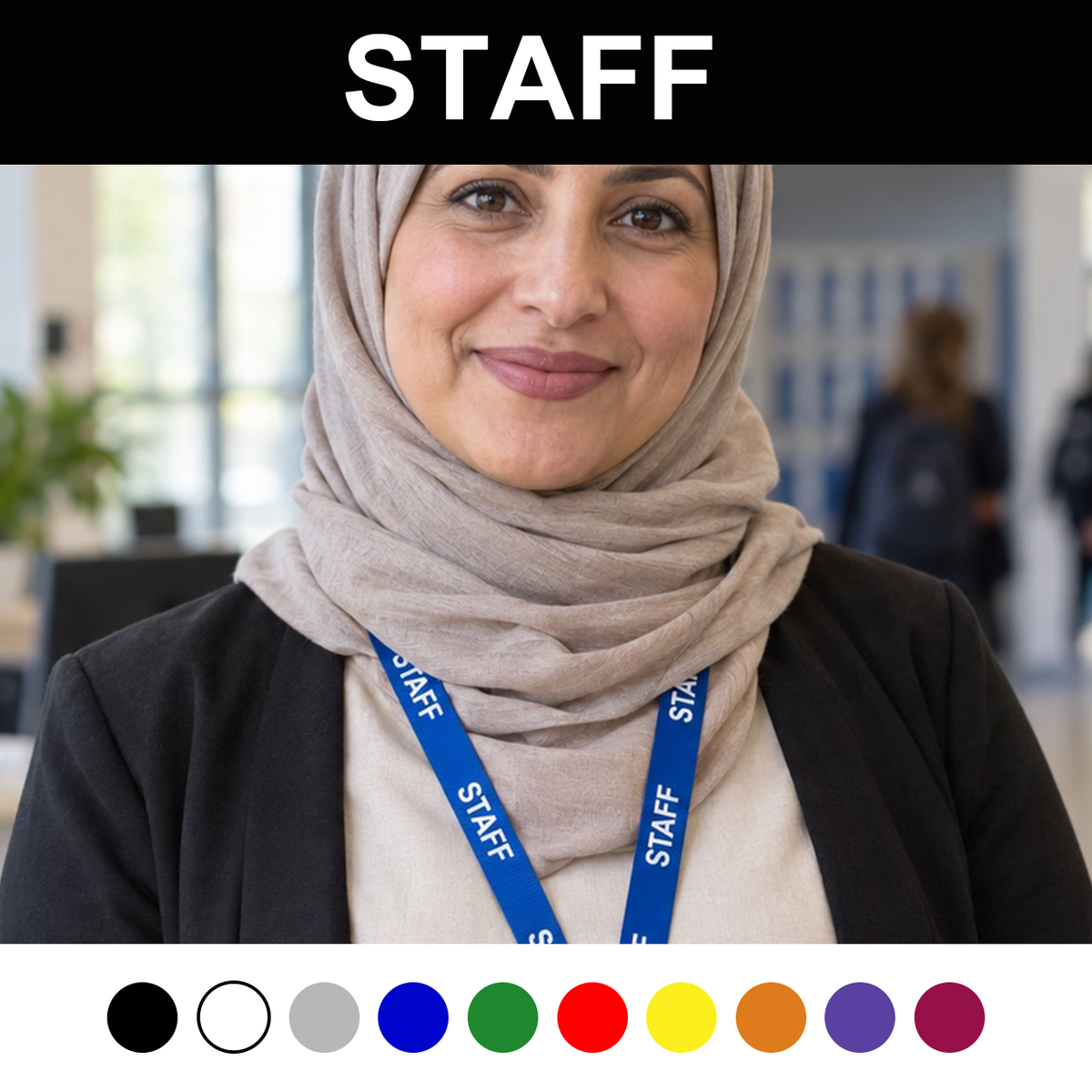 STAFF LANYARDS (Pack of 10)