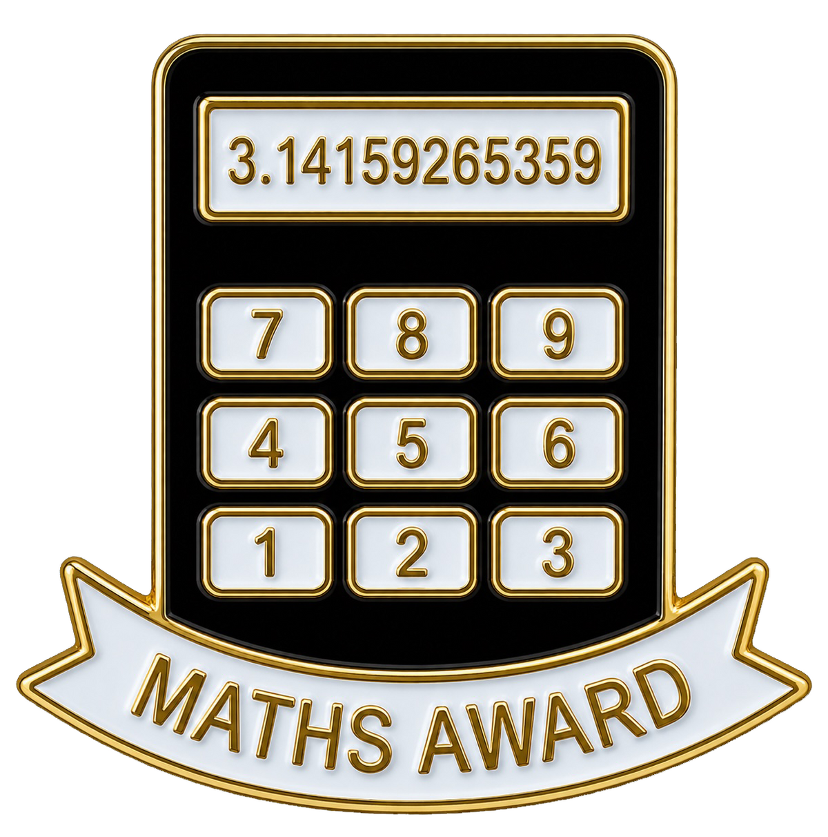 Maths Award Badge (pack of 5)