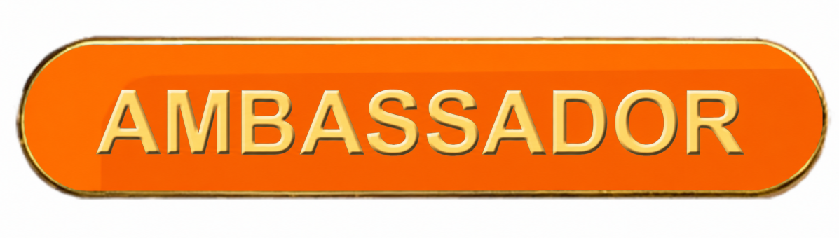 AMBASSADOR BAR BADGE (PACK OF 5)