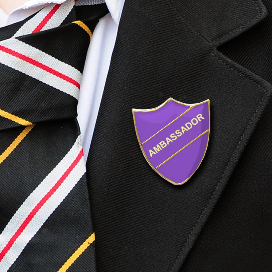 Purple Ambassador Shield Badge-7
