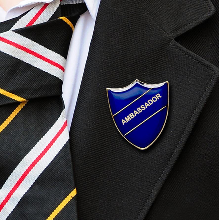 Blue Ambassador Shield Badge-1