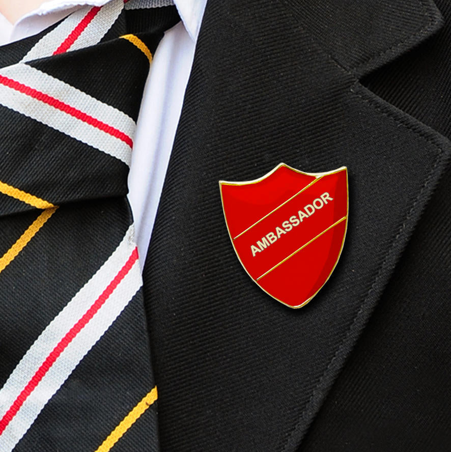 Red Ambassador Shield Badge-5