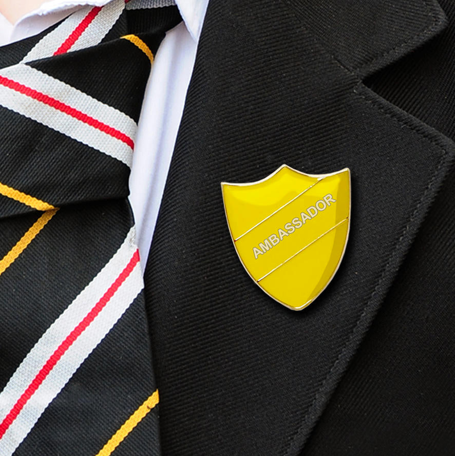 Yellow Ambassador Shield Badge-3